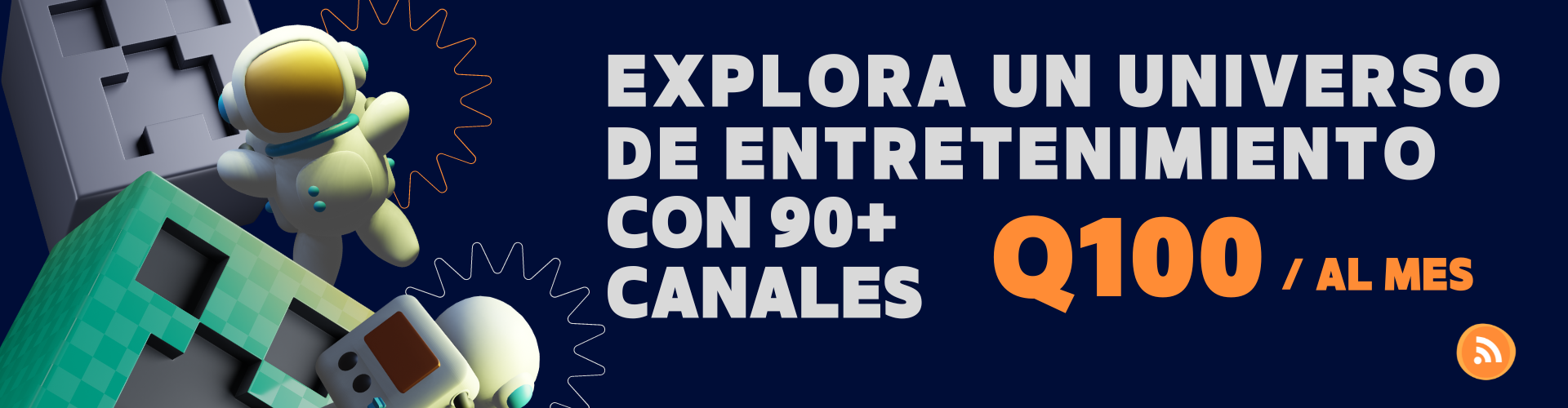 Servicio de Cable Q100 al mes